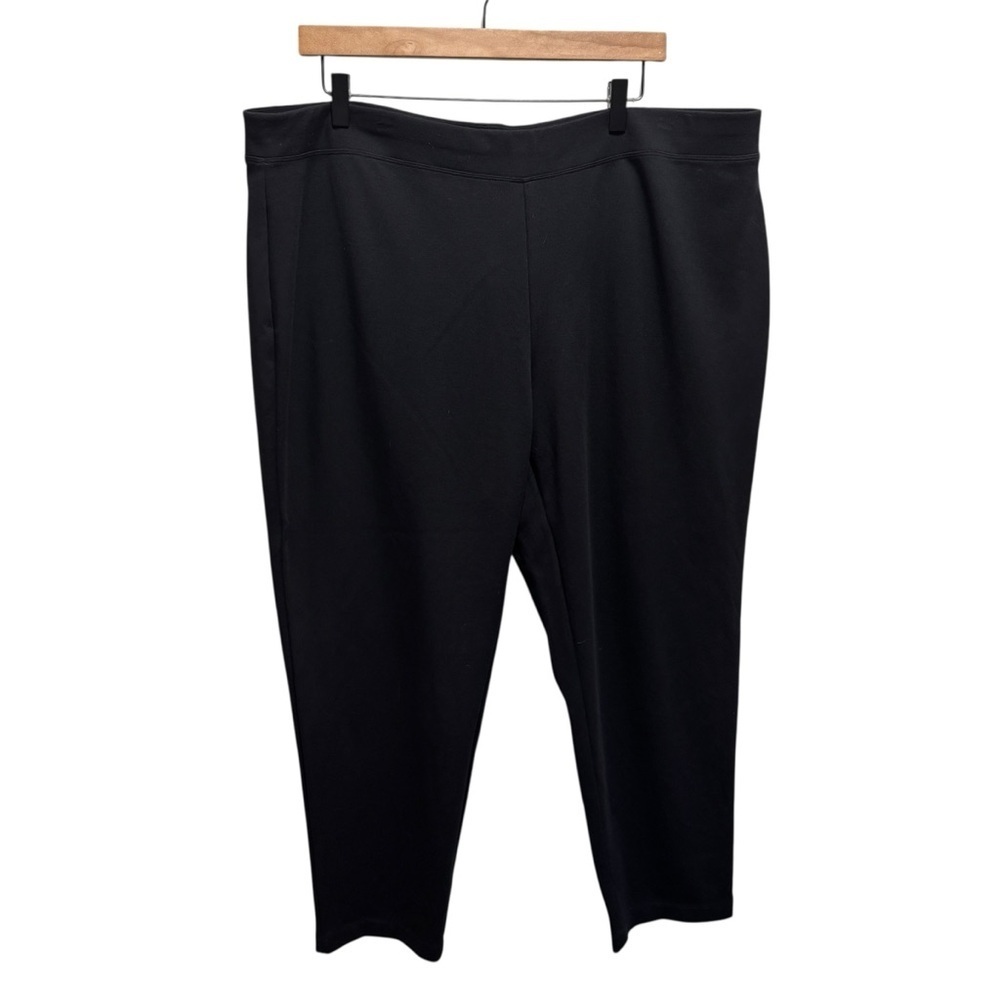 Eileen Fisher Tencel Tapered Pants Black Size 2X